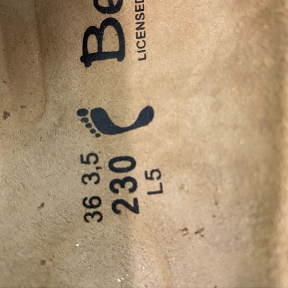 Betula Birkenstock Leather Strap Embellished Animal Cheetah Print Sandal‎ Sz 5 - Picture 7 of 9